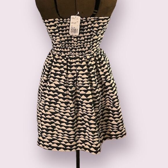 Forever 21 | Black and White Strapless Printed Dress - Picture 5 of 7